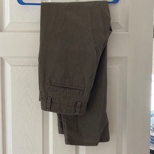Dockers easy khaki pants, 32x30, olive green